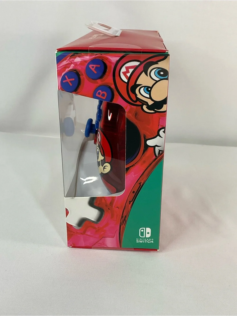 Rock & Candy Super Mario Wired Controller - Red with Blue Buttons